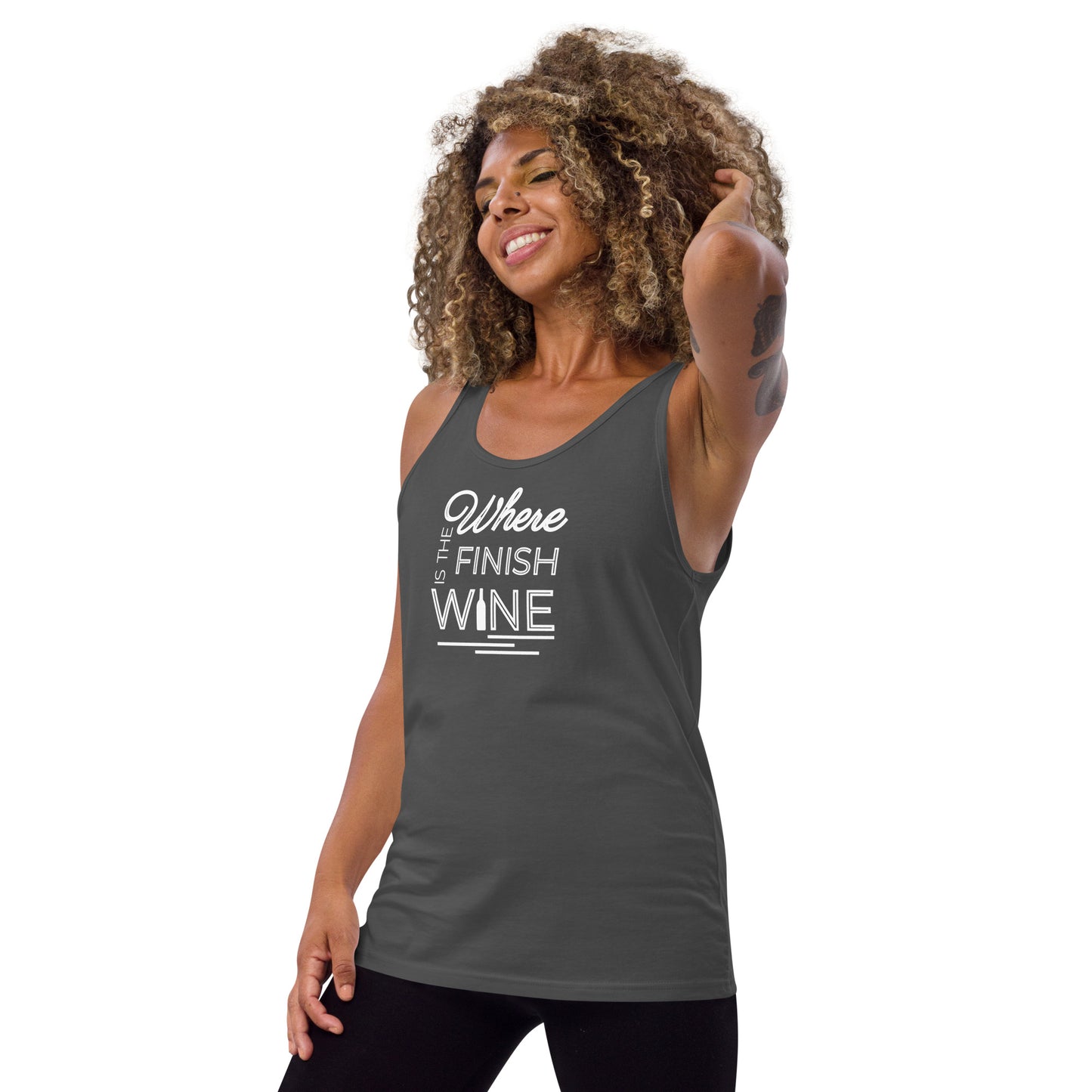 Where is the Finish Wine Running Tshirt/ Unisex Tank Top