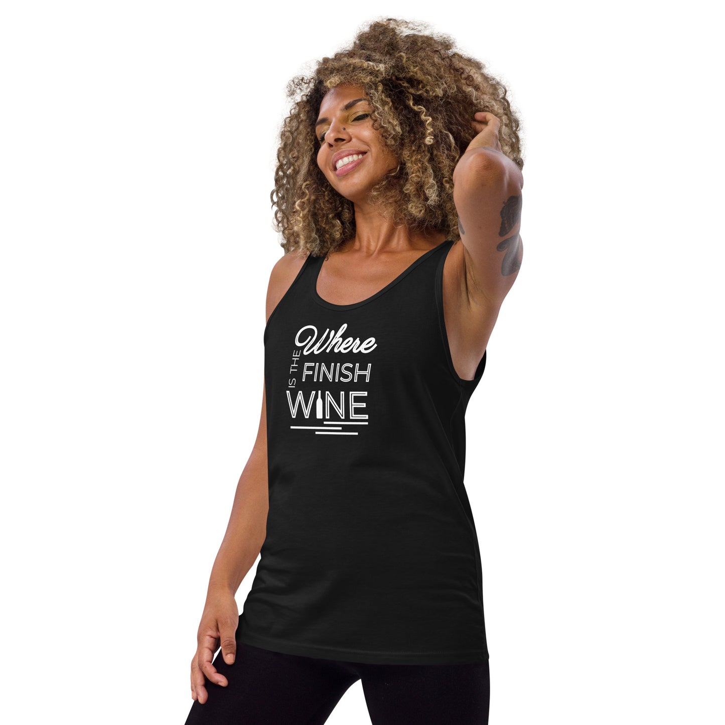 Where is the Finish Wine Running Tshirt/ Unisex Tank Top
