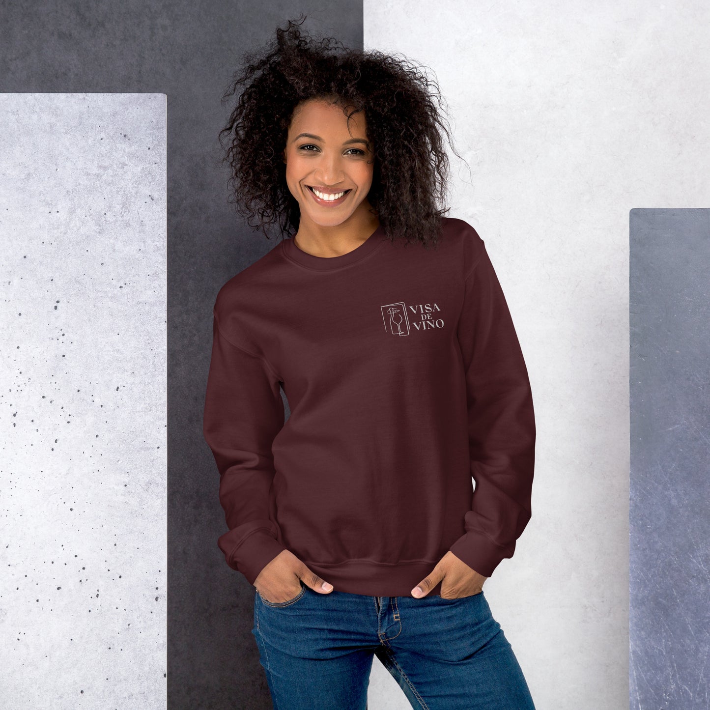 Visa de Vino Embroidered Sweatshirt